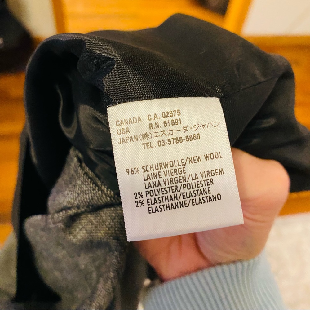 ESCADA Gray Wool Blend Pencil Skirt - Picture 4 of 5